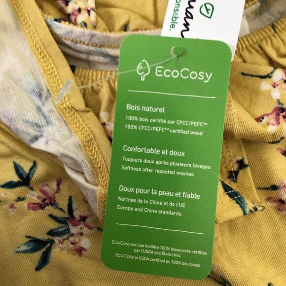 2/40$ 𝅺REITMANS eco responsible liberty floral tank top in XXL yellow - Picture 4 of 10